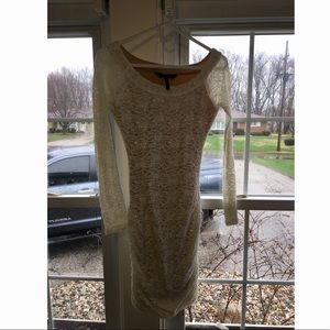 Tight formal white dress